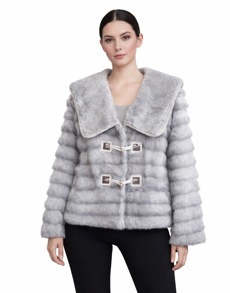Eco Fur Luxury Light Grey
