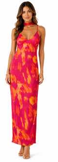 Midnight Bloom Maxi Dress