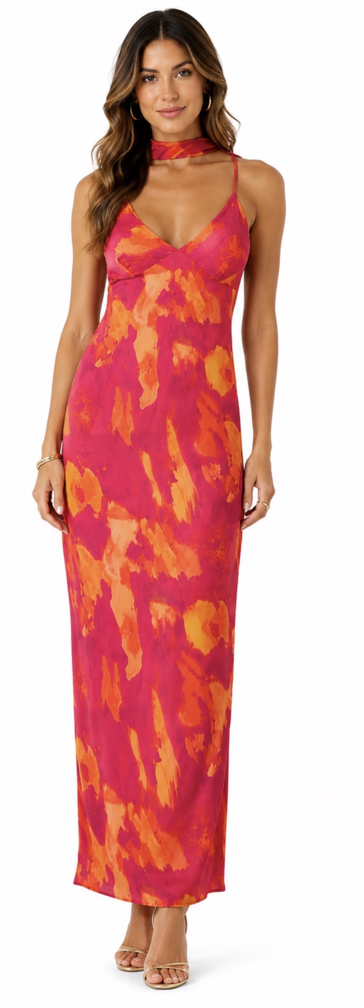 Midnight Bloom Maxi Dress