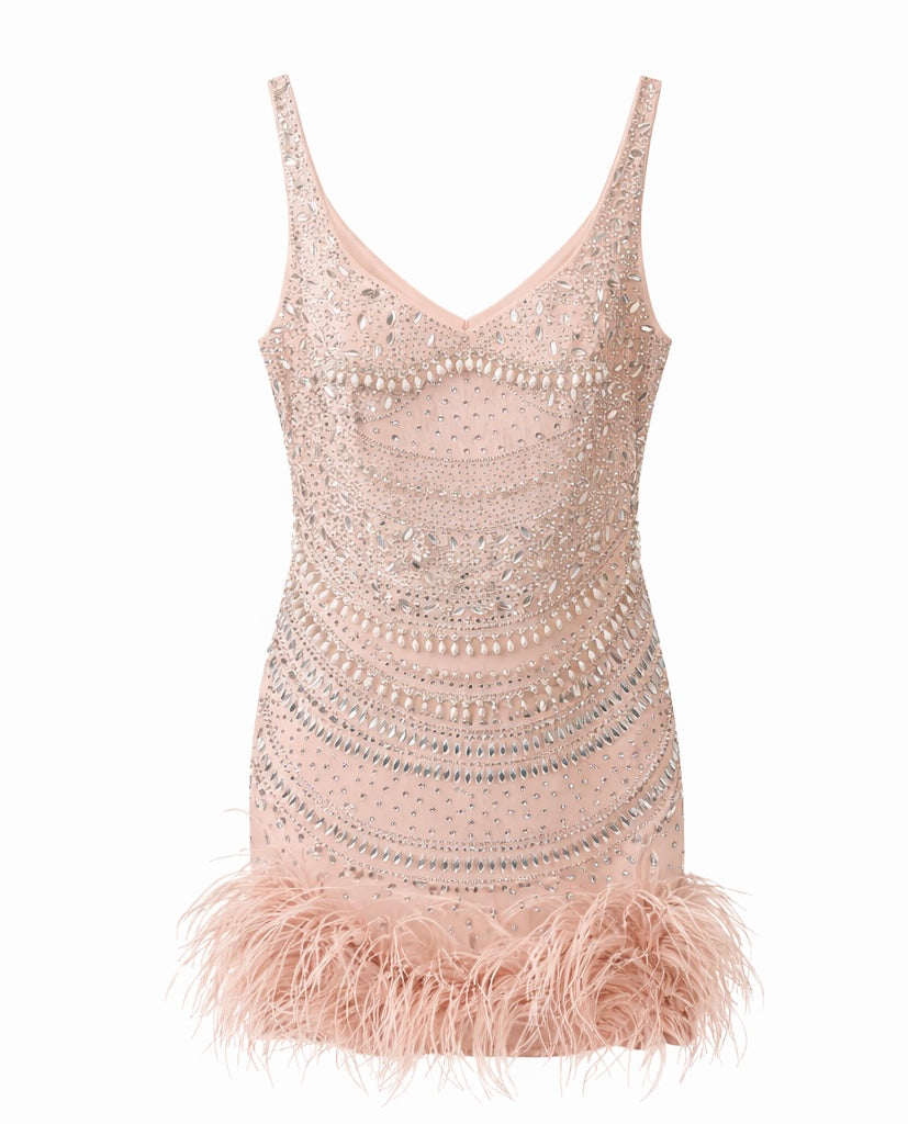 Featherlight Sparkle Bodycon