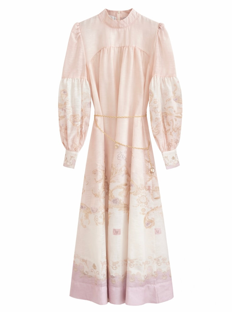 Statement Dress Silk Linen