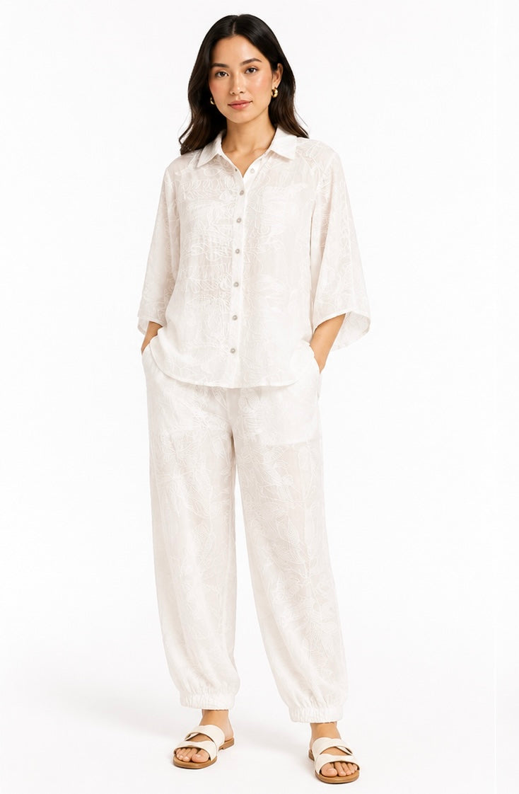 Boho Luxe Embroidered Two-Piece