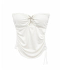 White Starfish Slim-Fit Tube Top
