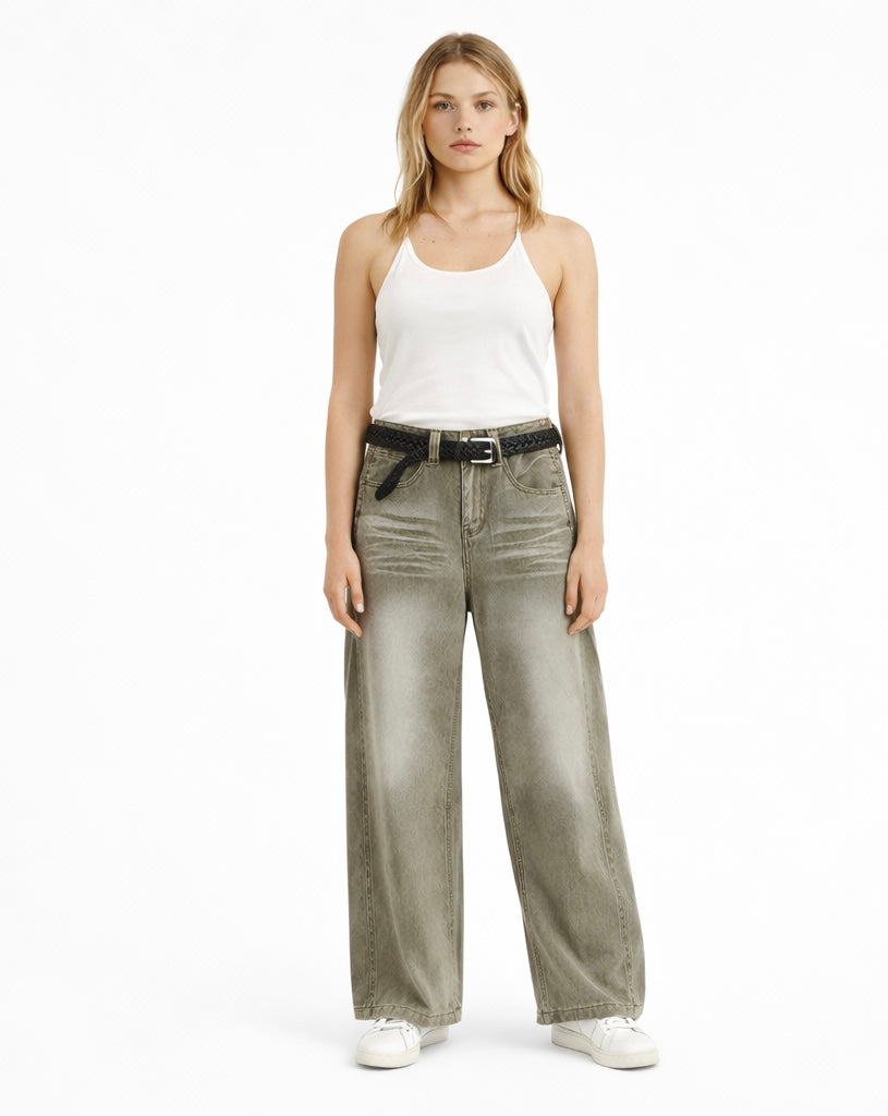 Stylish Jeans With Belt