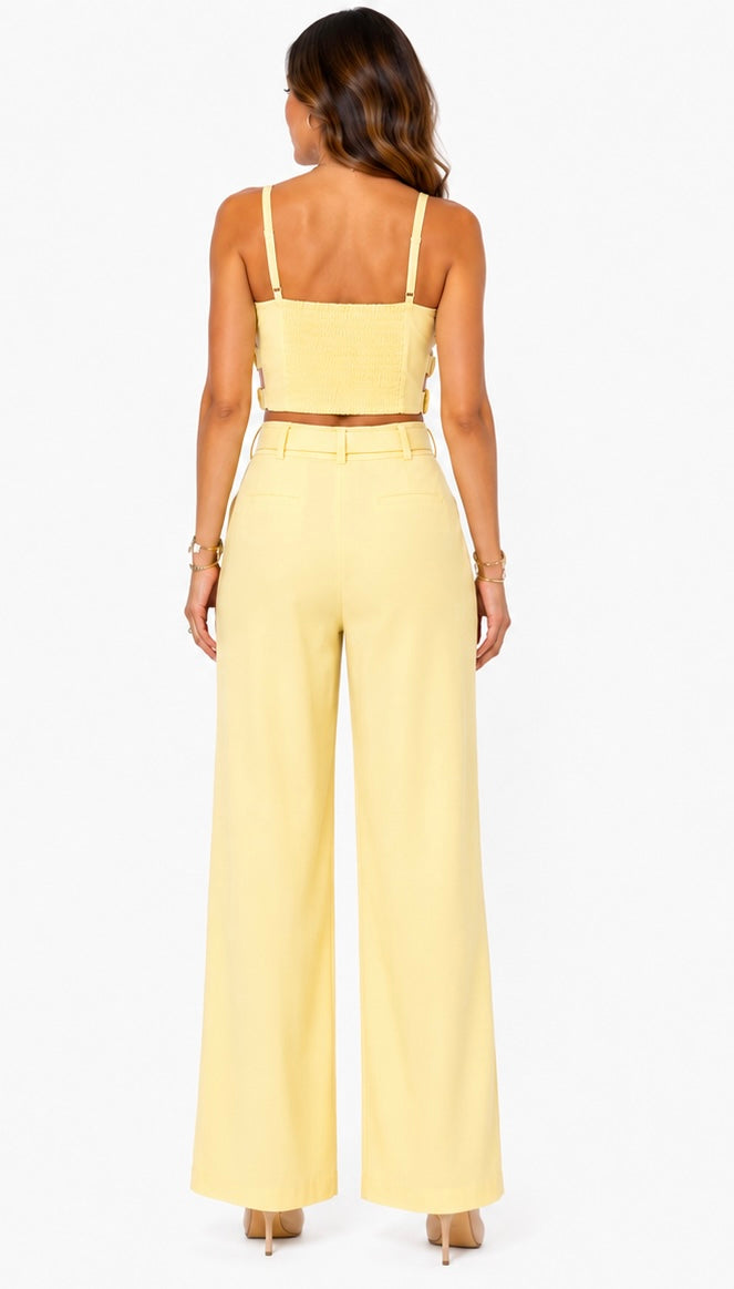 Petal Co-Ord Set ( Pink , Lemon , White )