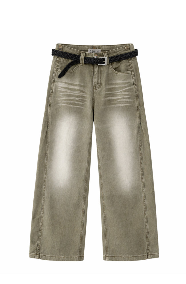 Stylish Jeans With Belt