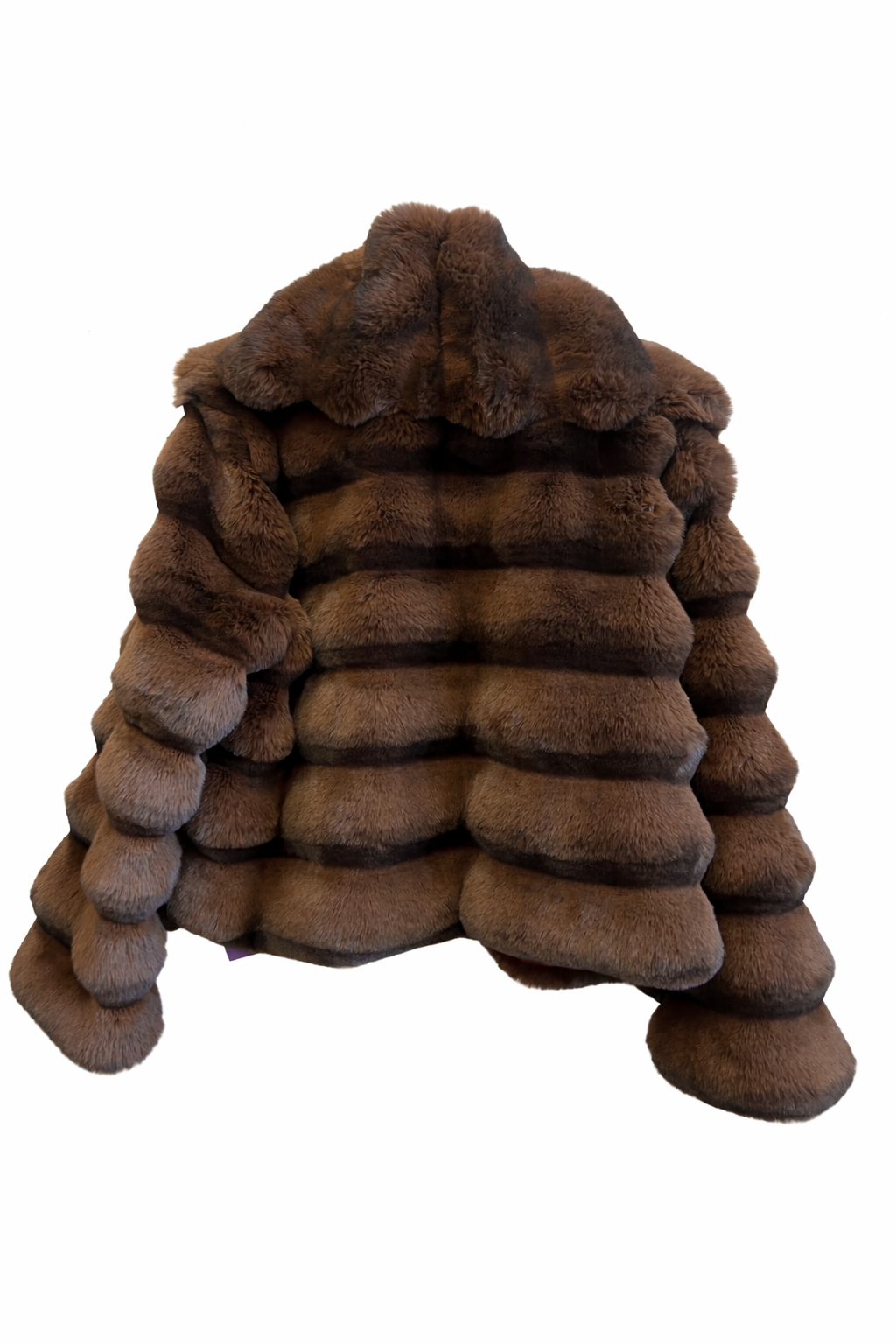 Runway-Inspired Brown Fur Jacket