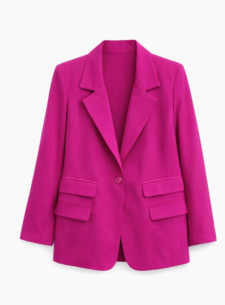 Fuchsia Tailored Blazer