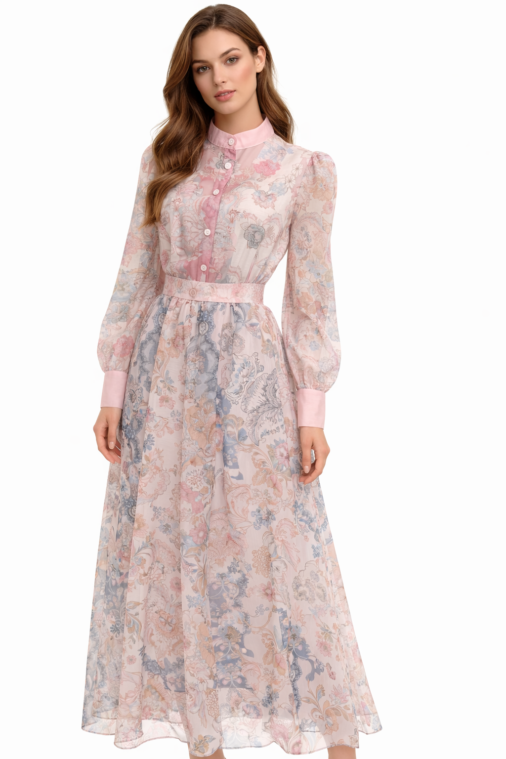 Silk Linen Printed Set