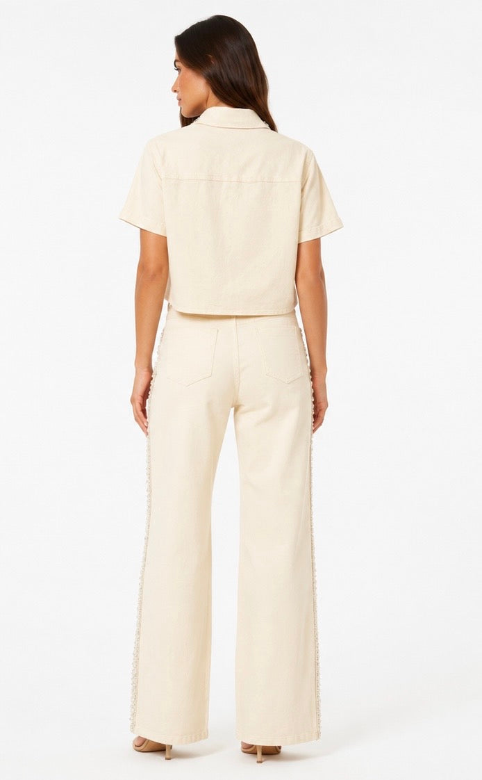 Cream Chic Two-Piece Set