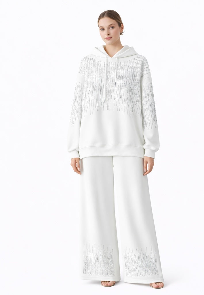 Joggers Set lemon , Sky blue , White