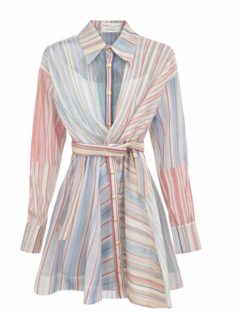 Stripes Dress  Multi Color