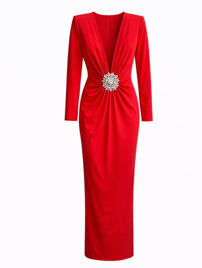 Signature Heart Hardware Midi Dress