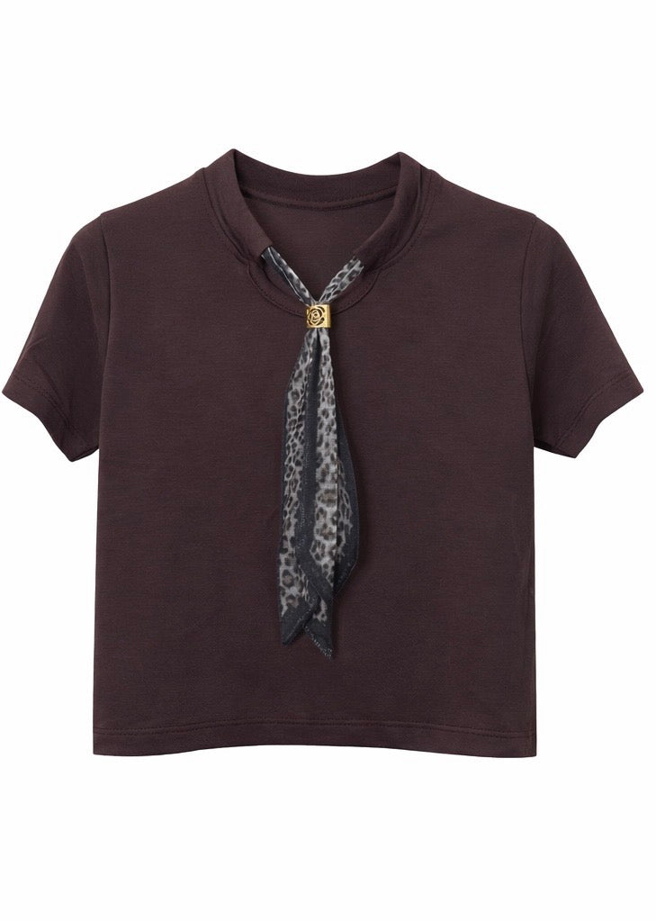 Minimal Luxe  Scarf Top