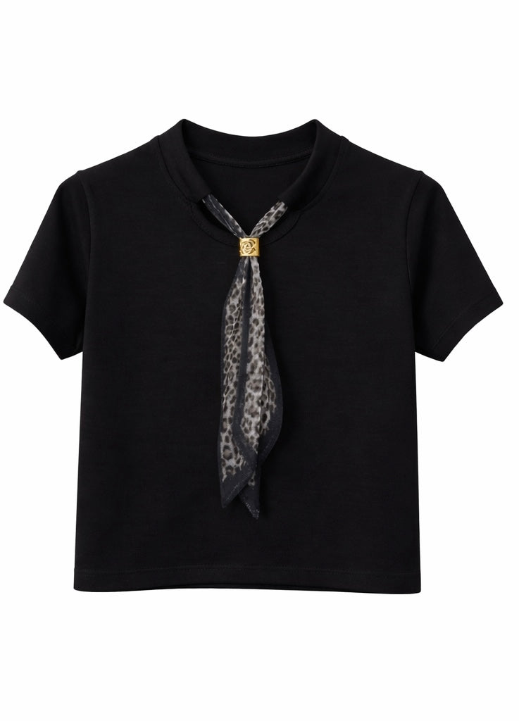 Minimal Luxe  Scarf Top