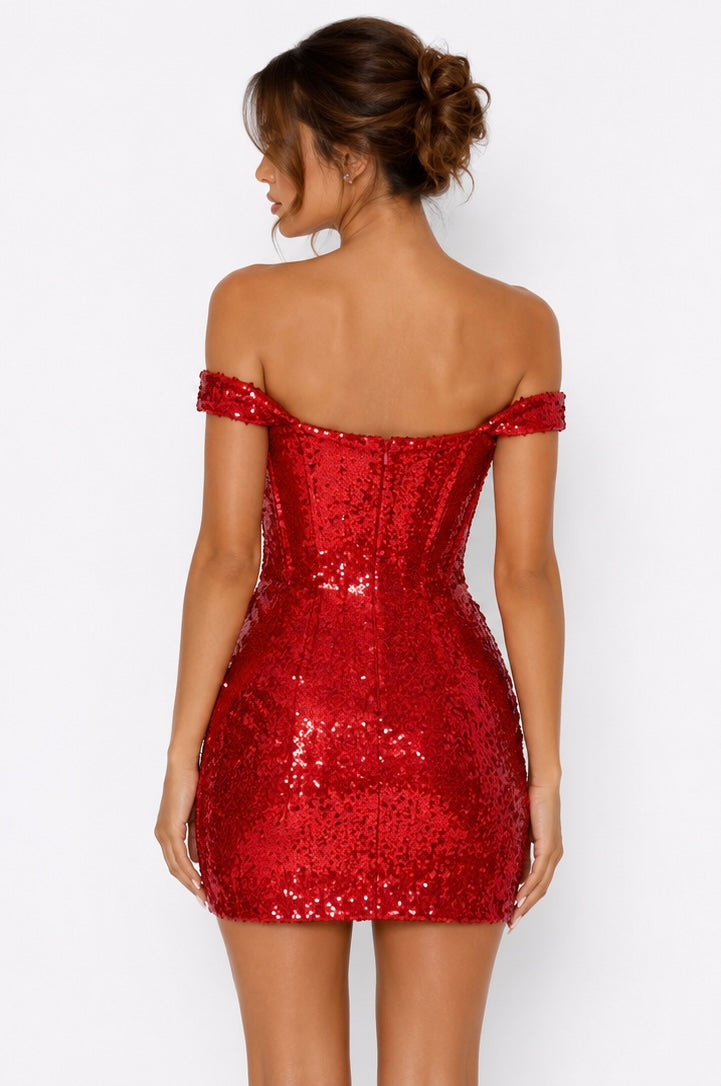 Ruby Sequin Mini Dress