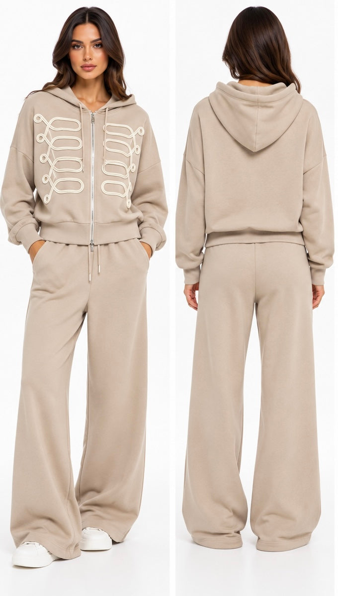 Napoleon Hoodie & Wide-Leg Pants Set
