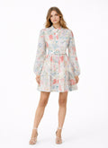 Dress Silk Linen Floral