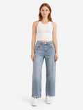 Relaxed Fit Light Blue Distressed Denim Jeans