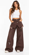 Asymmetric Utility Cargo Jeans