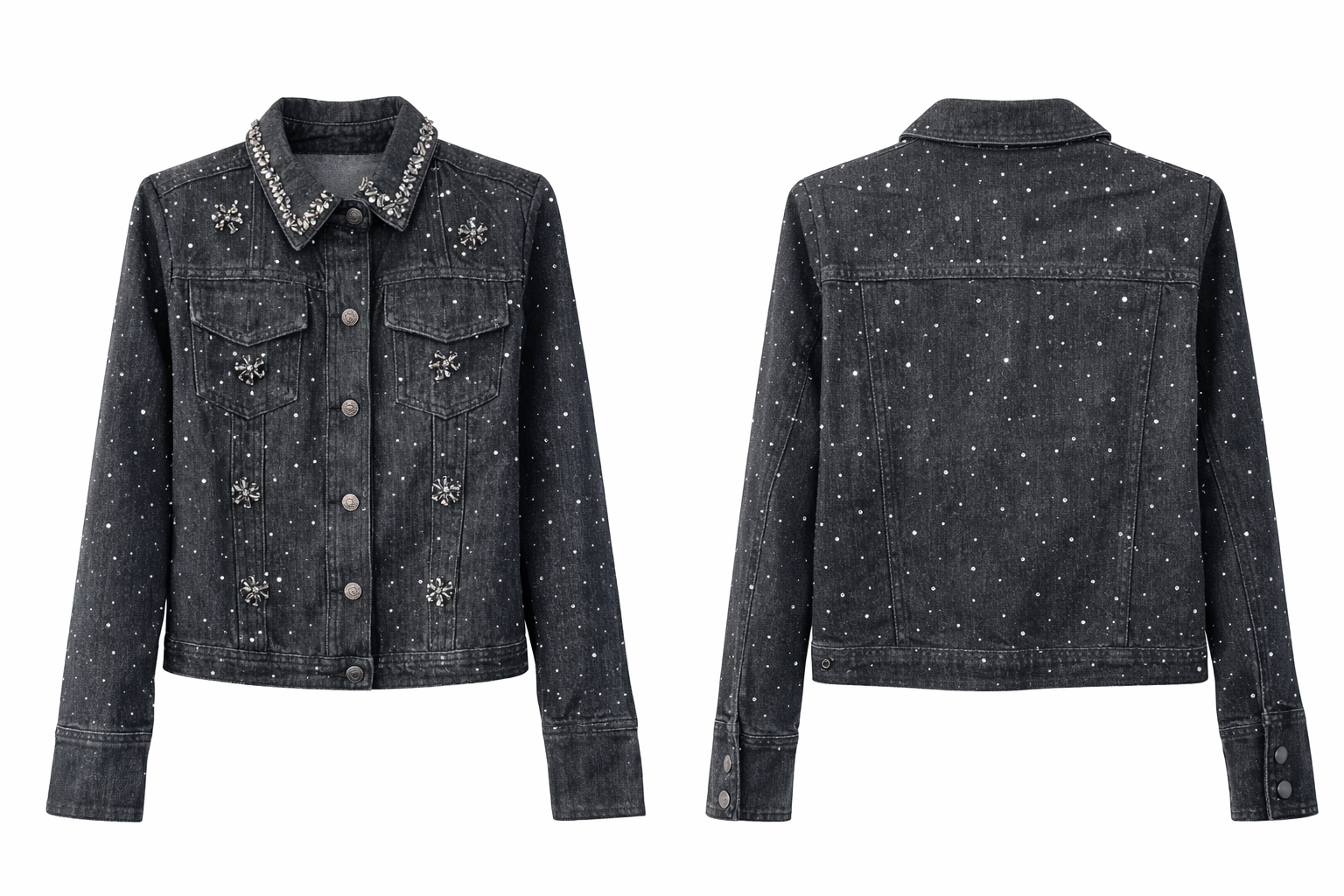 Studded Denim Jacket