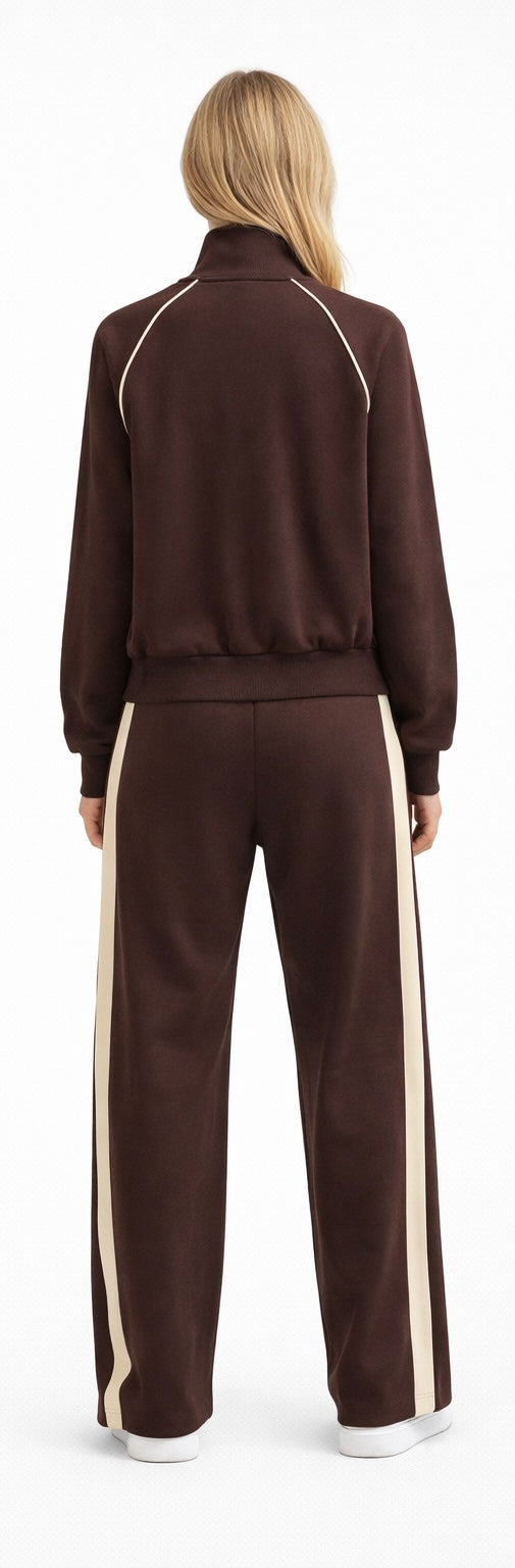 Bear Detail Zip-Up Tracksuit