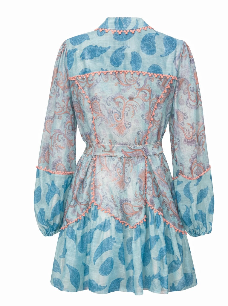 Dress Silk linen Floral