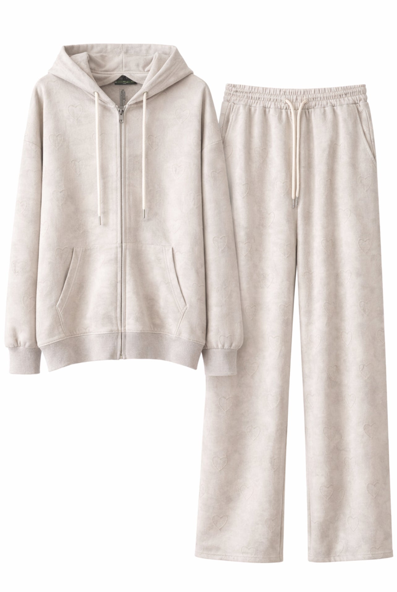 Heart Print Cozy Lounge Set