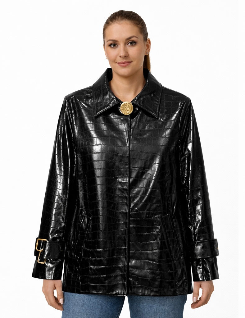 Midnight Croc Statement Jacket