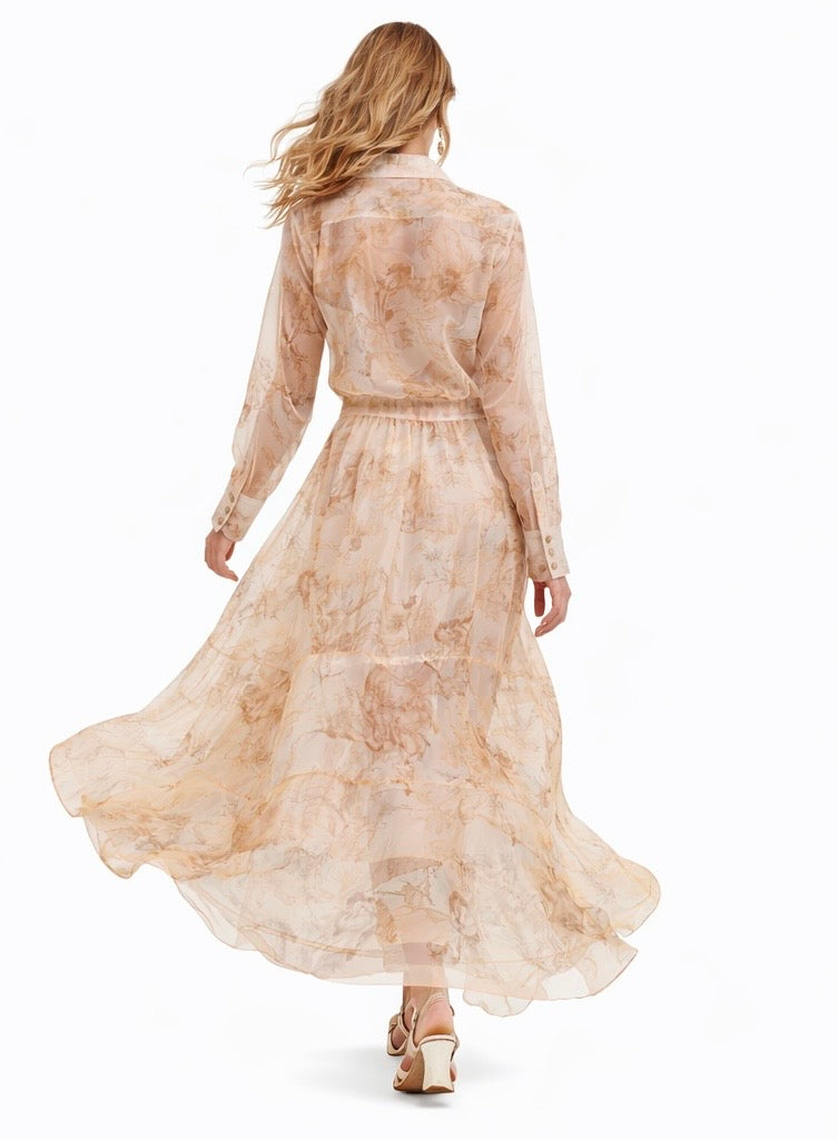 Silk Linen Printed Set