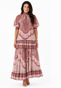 Rosé Paisley Two-Piece Set