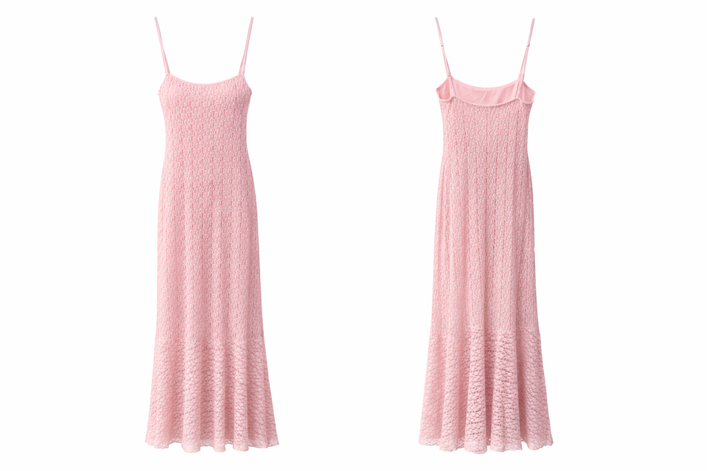 Classic  Lace Slip Maxi Dress
