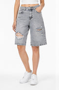 Bermuda Jeans Shorts ( grey , blue )