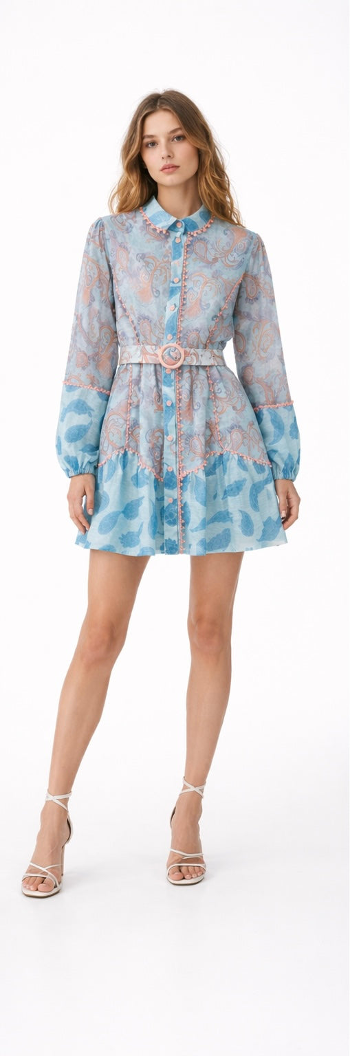 Dress Silk linen Floral