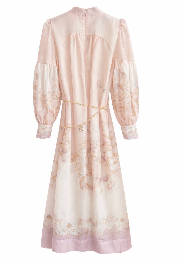 Statement Dress Silk Linen