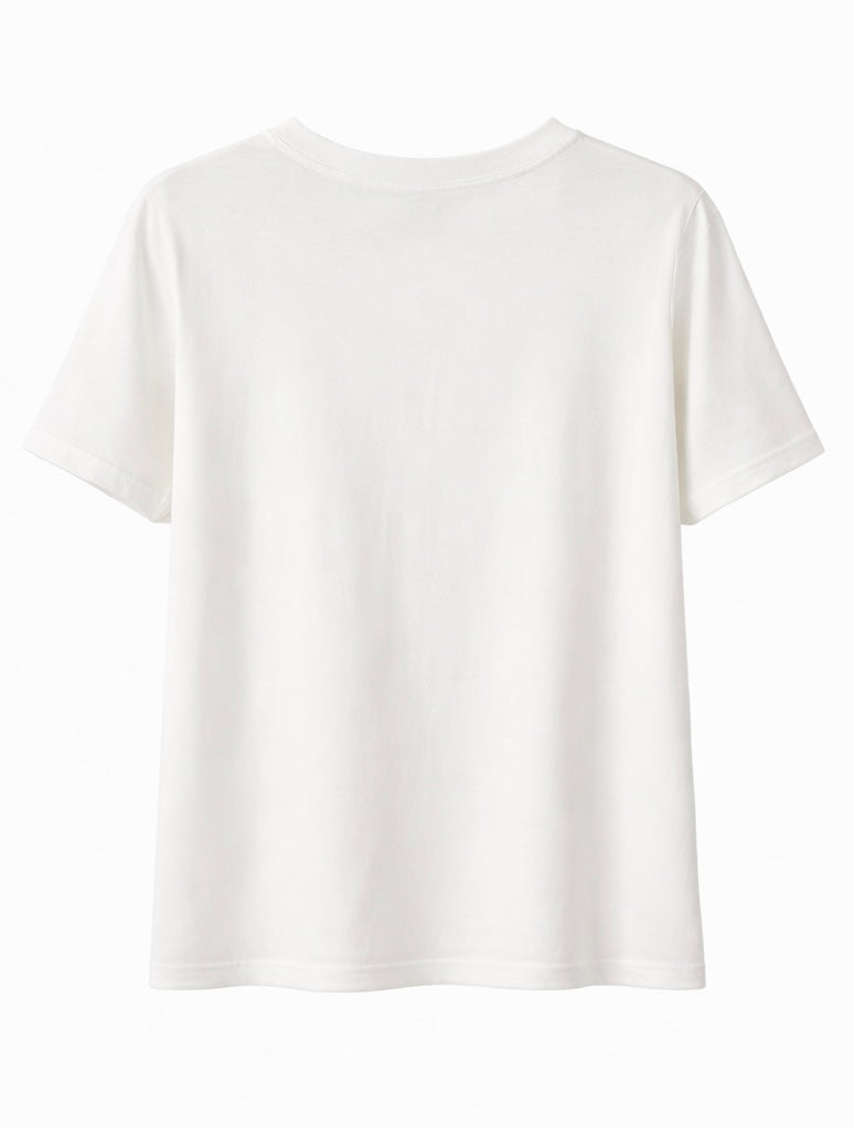 “Perfect” Script Embellished T-Shirt