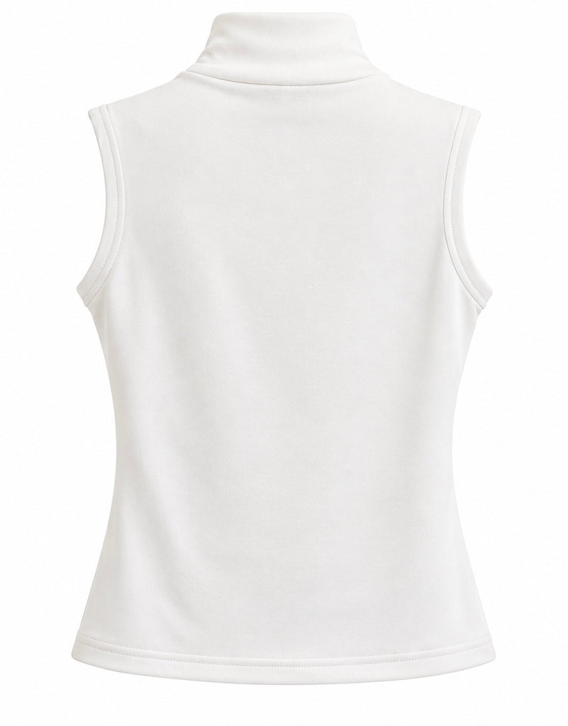 Chain Detail High-Neck Top