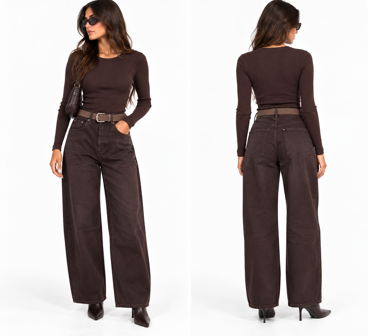 Balloon Brown Pants