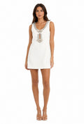 Crystal Bow Mini Dress