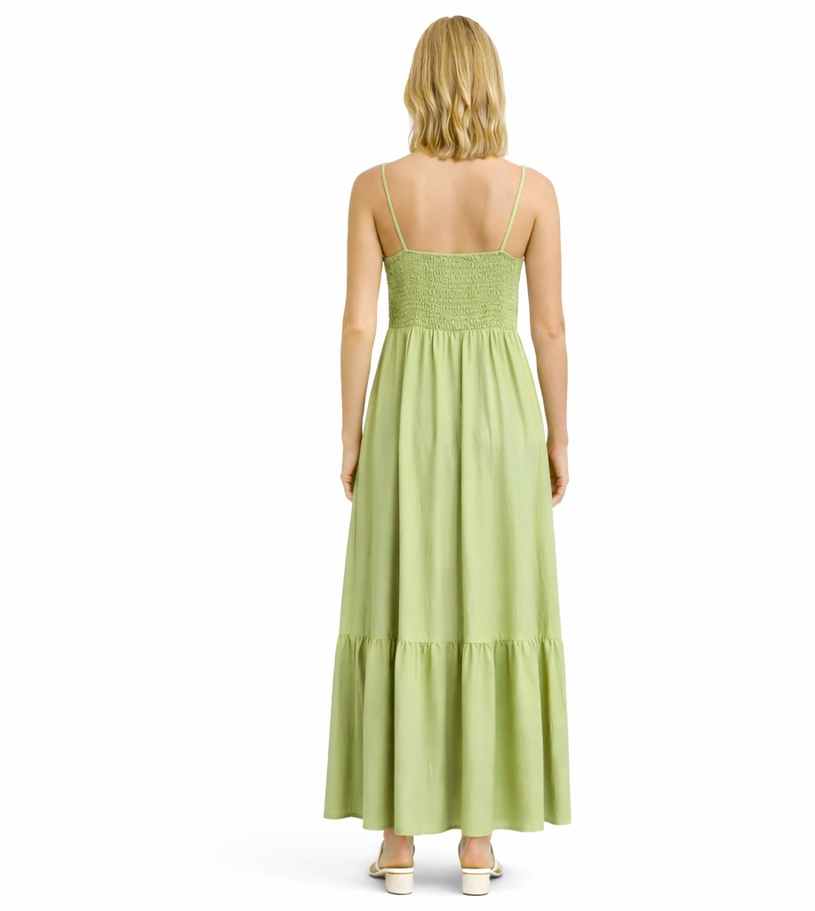 Elegant  Cutout Maxi Dress - Orange , black , white , Pistache , Light blue , light Pink