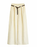 Classic wide leg trousers - Yellow , Blush Pink