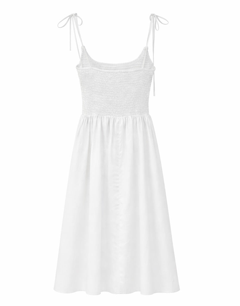 Candy  Essential Tie-Strap Midi Dress