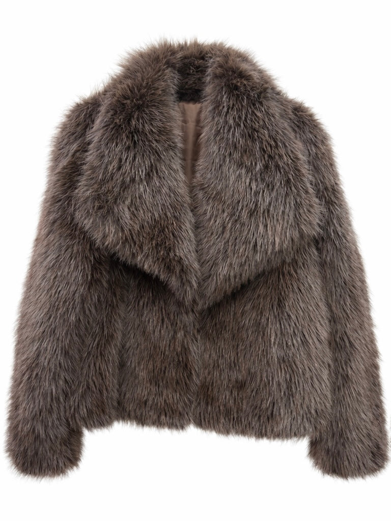 Luxury Faux Fur Jacket