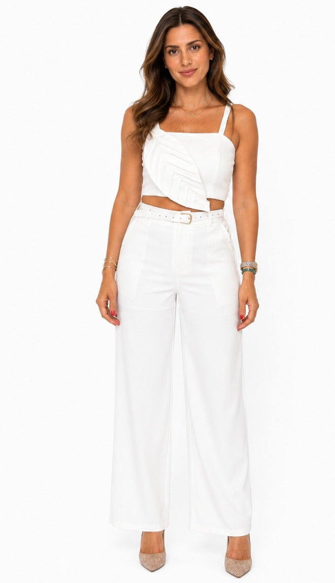 Petal Co-Ord Set ( Pink , Lemon , White )
