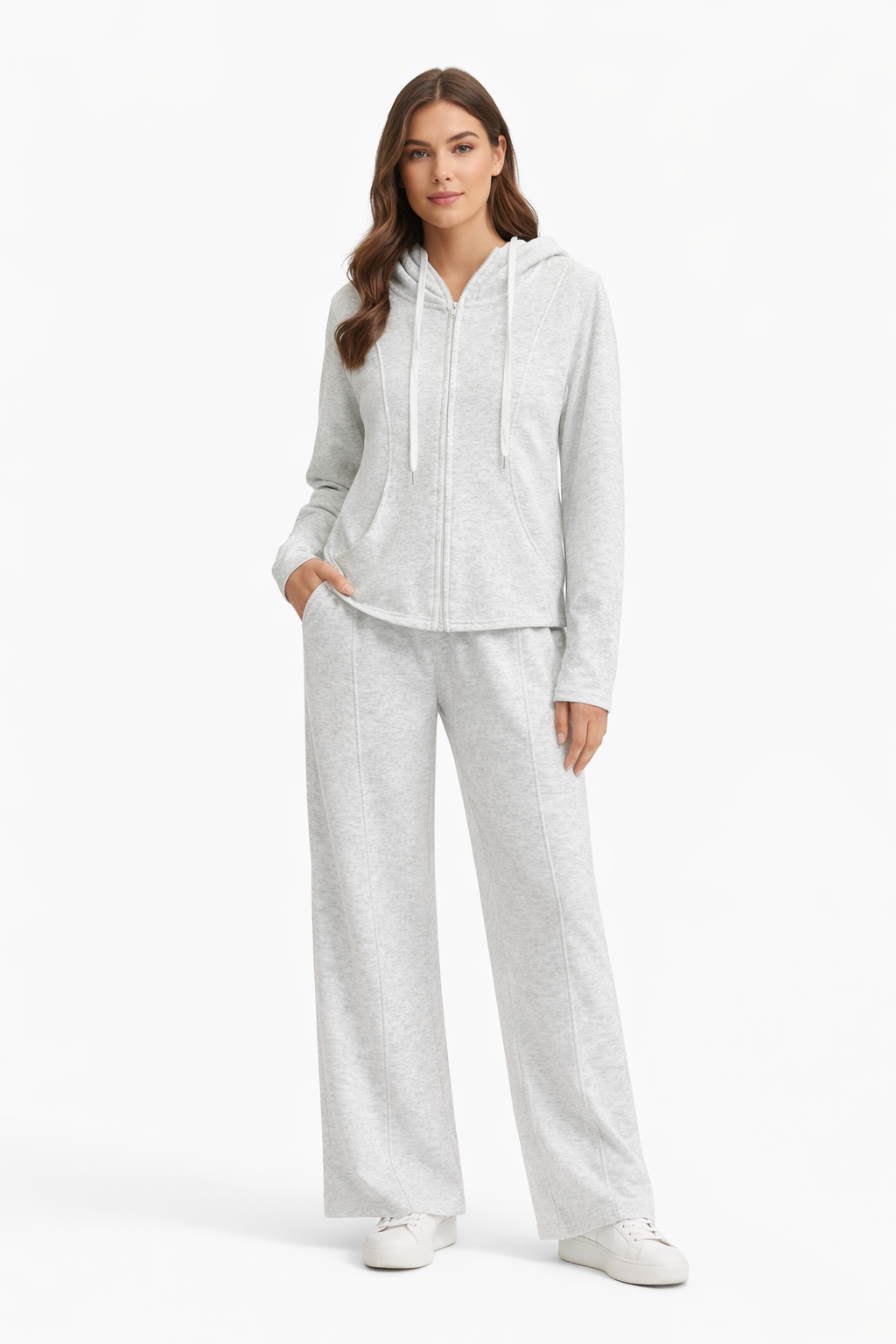 Joggers Set Sky Blue , Light Grey