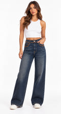 Layered Waist Denim