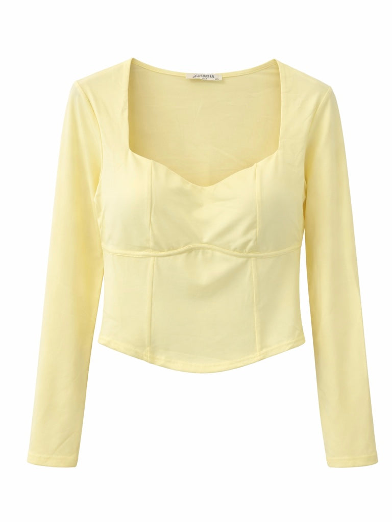 Corset Top - Yellow , Blush pink , Balck