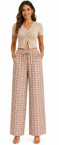 Silk Printed Pants