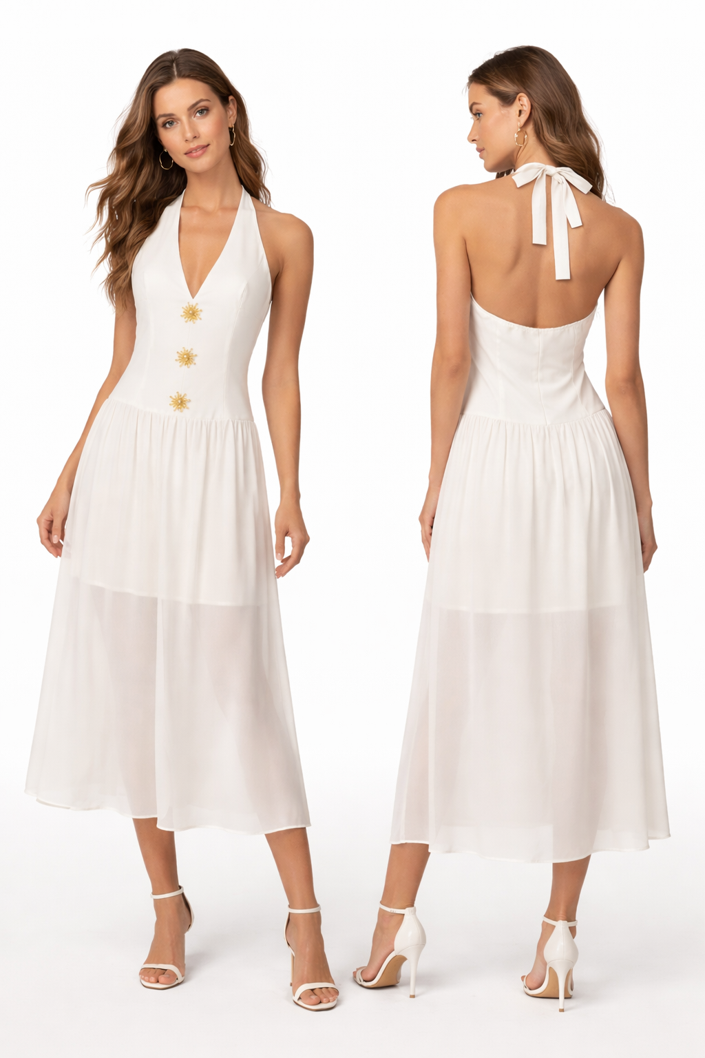 Candy Sun Dress  - Light Pink , Butter Yellow , Light Blue , White