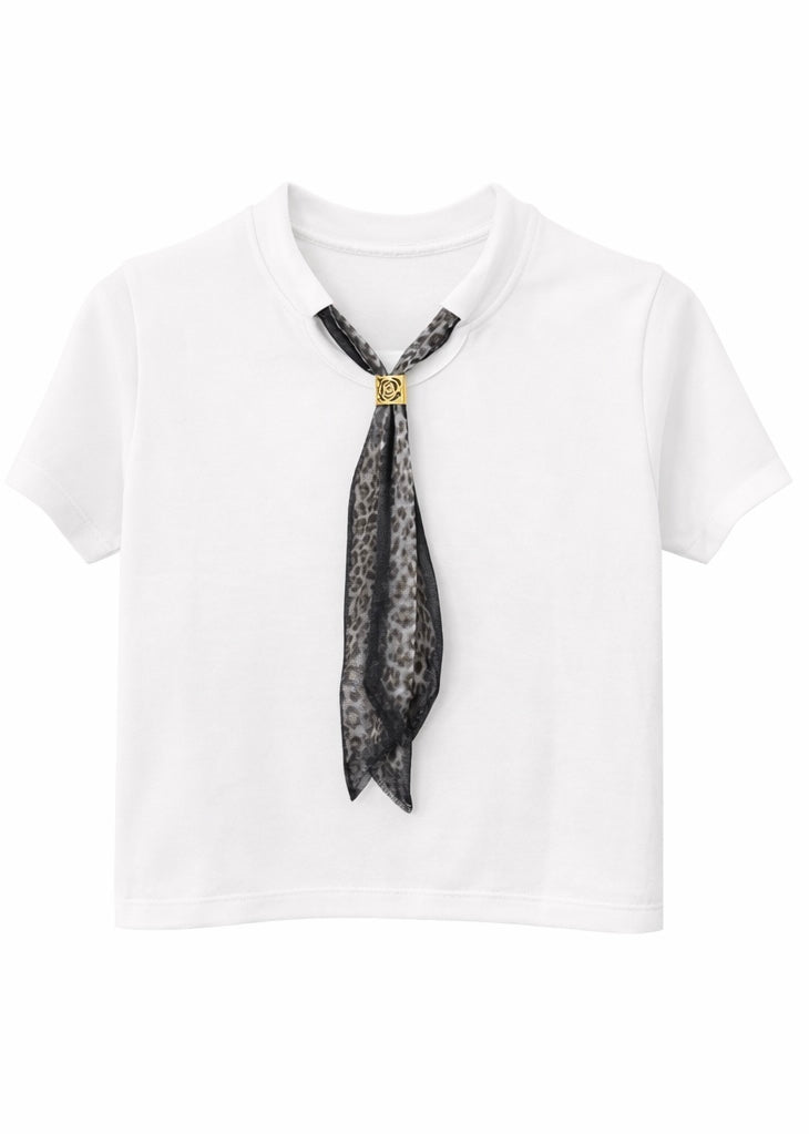 Minimal Luxe  Scarf Top